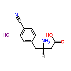 cas no 270065-88-8 is (s)-3-amino-4-(4-cyanophenyl)butanoic acid hydrochloride