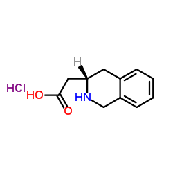 cas no 270082-22-9 is (S)-2-(1,2,3,4-TETRAHYDROISOQUINOLIN-3-YL)ACETIC ACID HYDROCHLORIDE