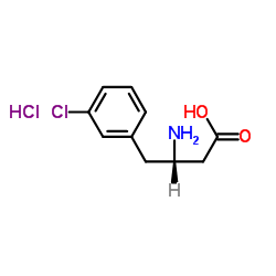 cas no 270596-38-8 is (s)-3-amino-4-(3-chlorophenyl)butanoic acid hydrochloride