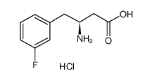 cas no 270596-50-4 is (s)-3-amino-4-(3-fluorophenyl)butanoic acid hydrochloride
