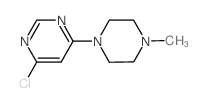 cas no 27174-60-3 is 4-Chloro-6-(4-methyl-1-piperazinyl)pyrimidine