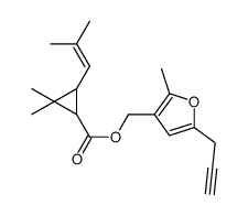 cas no 27223-49-0 is (2-methyl-5-prop-2-ynyl-3-furyl)methyl 2,2-dimethyl-3-(2-methylprop-1-enyl)cyclopropane-1-carboxylate