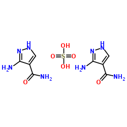 cas no 27511-79-1 is 3-Amino-4-pyrazolecarboxamide hemisulfate