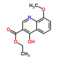 cas no 27568-04-3 is Ethyl 4-hydroxy-8-methoxyquinoline-3-carboxylate