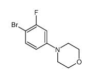 cas no 279261-83-5 is 4-(4-bromo-3-fluorophenyl)morpholine