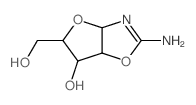 cas no 27963-98-0 is Furo[2,3-d]oxazole-5-methanol,2-amino-3a,5,6,6a-tetrahydro-6-hydroxy-, (3aR,5R,6R,6aS)-