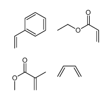 cas no 27965-85-1 is buta-1,3-diene,ethyl prop-2-enoate,methyl 2-methylprop-2-enoate,styrene