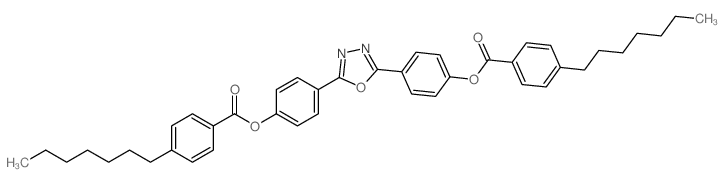 cas no 279675-92-2 is (1,3,4-OXADIAZOLE-2,5-DIYL)BIS(4,1-PHENYLENE) BIS(4-HEPTYLBENZOATE)