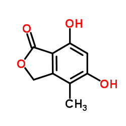 cas no 27979-57-3 is 5,7-Dihydroxy-4-methyl-2-benzofuran-1(3H)-one