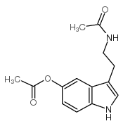 cas no 28026-16-6 is [3-(2-acetamidoethyl)-1H-indol-5-yl] acetate