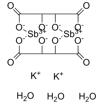 cas no 28300-74-5 is Potassium antimonyl tartrate sesquihydrate