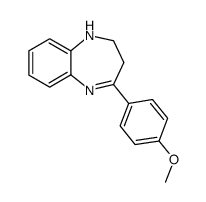cas no 283610-65-1 is 4-(4-Methoxy-phenyl)-2,3-dihydro-1H-benzo[b][1,4]diazepine