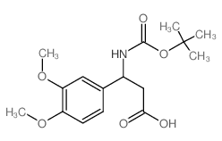 cas no 284492-37-1 is 3-TERT-BUTOXYCARBONYLAMINO-3-(3,4-DIMETHOXY-PHENYL)-PROPIONIC ACID