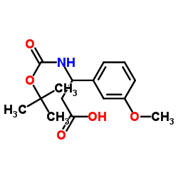 cas no 284493-53-4 is 3-(boc-amino)-3-(3-methoxyphenyl)propionic acid