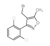 cas no 287176-81-2 is 4-(BROMOMETHYL)-3-(2,6-DICHLOROPHENYL)-5-METHYLISOXAZOLE