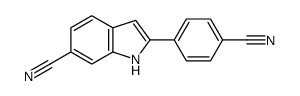 cas no 28719-00-8 is 2-(4-Cyanophenyl)-1H-indole-6-carbonitrile