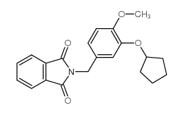 cas no 287196-92-3 is 2-[[3-(CYCLOPENTYLOXY)-4-METHOXYPHENYL]METHYL]PHTHALIMIDE