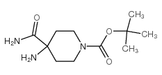 cas no 288154-18-7 is tert-butyl 4-amino-4-carbamoylpiperidine-1-carboxylate