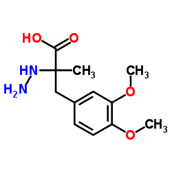 cas no 28860-96-0 is DL-3-(3,4-Dimethoxyphenyl)-2-methyl-2-hydrazine propionic acid