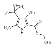 cas no 28991-95-9 is 4-tert-butyl-3,5-dimethyl-1h-pyrrole-2-carboxylic acid ethyl ester