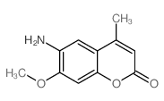 cas no 29001-27-2 is 2H-1-Benzopyran-2-one,6-amino-7-methoxy-4-methyl-