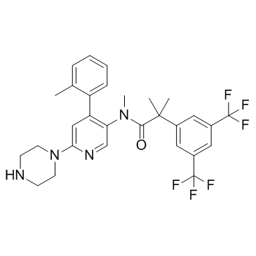 cas no 290296-72-9 is Netupitant metabolite N-desmethyl Netupitant