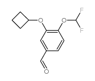 cas no 290307-39-0 is 3-Cyclobutoxy-4-difluoromethoxy-benzaldehyde