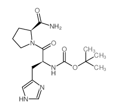cas no 29133-55-9 is TERT-BUTYL ((S)-1-((S)-2-CARBAMOYLPYRROLIDIN-1-YL)-3-(1H-IMIDAZOL-4-YL)-1-OXOPROPAN-2-YL)CARBAMATE