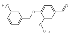 cas no 292173-01-4 is 3-METHOXY-4-[(3-METHYLBENZYL)OXY]BENZALDEHYDE