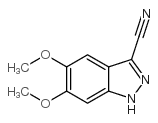 cas no 29281-09-2 is 5,6-dimethoxy-1h-indazole-3-carbonitrile