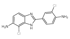 cas no 293762-50-2 is 2-(4-AMINO-3-CHLORO-PHENYL)-4-CHLORO-3H-BENZOIMIDAZOL-5-YLAMINE
