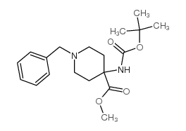 cas no 294180-37-3 is Methyl 1-Benzyl-4-(Boc-amino)piperidine-4-carboxylate