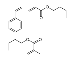 cas no 29497-14-1 is butyl 2-methylprop-2-enoate,butyl prop-2-enoate,styrene
