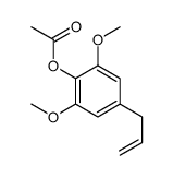 cas no 29540-11-2 is ACETIC ACID 4-ALLYL-2,6-DIMETHOXY-PHENYL ESTER