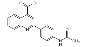 cas no 298187-85-6 is 2-[4-(ACETYLAMINO)PHENYL]QUINOLINE-4-CARBOXYLIC ACID