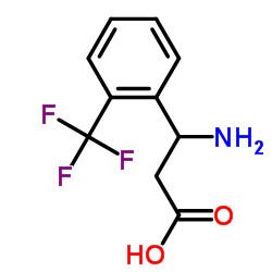 cas no 299165-24-5 is 3-AMINO-3-(2-TRIFLUOROMETHYL-PHENYL)PROPIONIC ACID