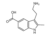 cas no 299167-10-5 is 3-(2-Amino-ethyl)-2-methyl-1H-indole-5-carboxylic acid