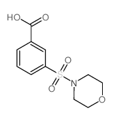 cas no 299181-75-2 is 3-(MORPHOLINOSULFONYL)BENZENECARBOXYLIC ACID