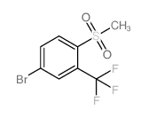 cas no 300356-32-5 is 4-BROMO-1-(METHYLSULFONYL)-2-(TRIFLUOROMETHYL)BENZENE