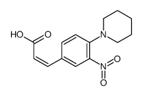 cas no 300541-92-8 is 3-(3-NITRO-4-PIPERIDINOPHENYL)ACRYLIC ACID