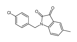 cas no 303998-01-8 is 1-[(4-chlorophenyl)methyl]-5-methylindole-2,3-dione