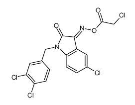 cas no 303998-56-3 is [[5-chloro-1-[(3,4-dichlorophenyl)methyl]-2-oxoindol-3-ylidene]amino] 2-chloroacetate