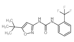 cas no 304440-06-0 is 1-(5-(TERT-BUTYL)ISOXAZOL-3-YL)-3-(2-(TRIFLUOROMETHYL)PHENYL)UREA