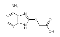cas no 304444-52-8 is [(6-AMINO-9H-PURIN-8-YL)SULFANYL]ACETIC ACID