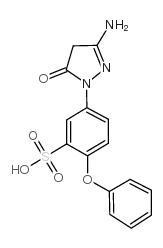 cas no 30479-81-3 is 5-(3-AMINO-5-OXO-2-PYRAZOLIN-1-YL)-2-PHENOXYBENZENESULFONIC ACID