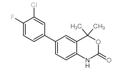 cas no 304854-45-3 is 6-(3-CHLORO-4-FLUOROPHENYL)-4,4-DIMETHYL-1H-BENZO[D][1,3]OXAZIN-2(4H)-ONE