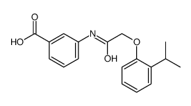 cas no 304890-52-6 is 3-[[2-(2-propan-2-ylphenoxy)acetyl]amino]benzoic acid