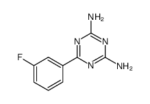 cas no 30530-43-9 is 1,3,5-TRIAZINE-2,4-DIAMINE, 6-(3-FLUOROPHENYL)-