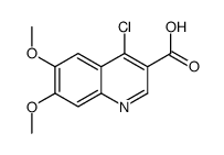 cas no 305801-19-8 is 4-CHLORO-6,7-DIMETHOXY-QUINOLINE-3-CARBOXYLIC ACID