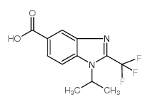 cas no 306935-42-2 is 1-propan-2-yl-2-(trifluoromethyl)benzimidazole-5-carboxylic acid